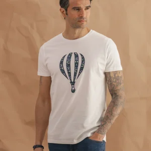 CAMISETA BLANCA BORDADO