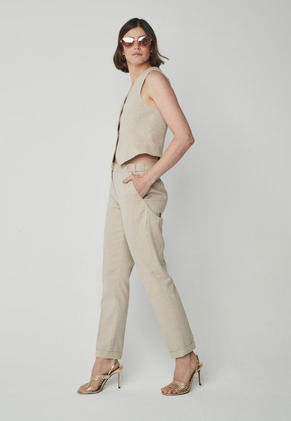 PANTALÓN TRAJE ESPIGA - Imagen 3