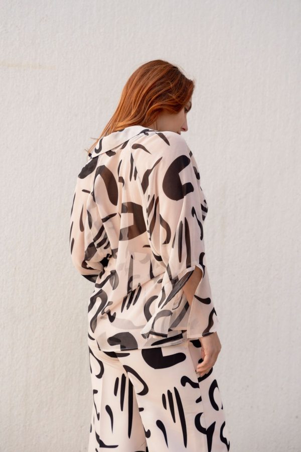 BLUSA ESTAMPADA GASA - Imagen 2
